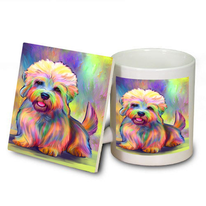 Paradise Wave Dandie Dinmont Terrier Dog Mug and Coaster Set MUC57498