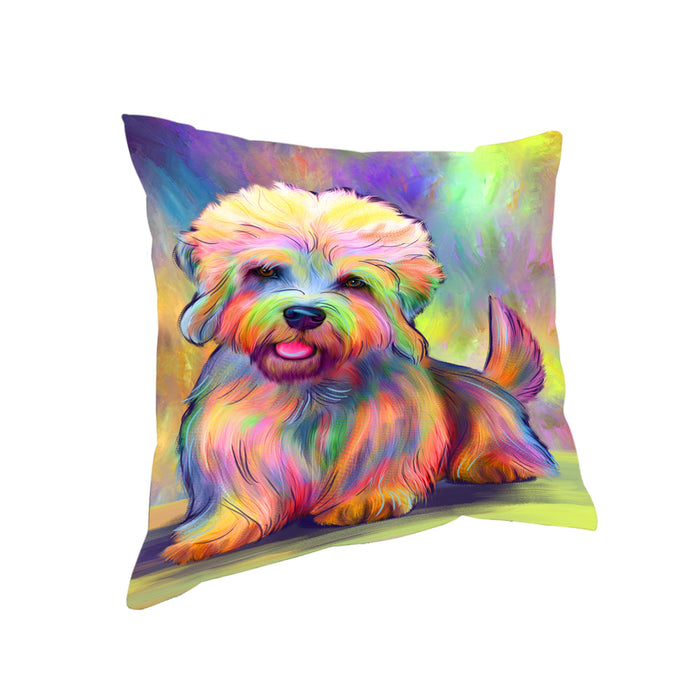 Paradise Wave Dandie Dinmont Terrier Dog Pillow with Top Quality High-Resolution Images - Ultra Soft Pet Pillows for Sleeping - Reversible & Comfort - Ideal Gift for Dog Lover - Cushion for Sofa Couch Bed - 100% Polyester