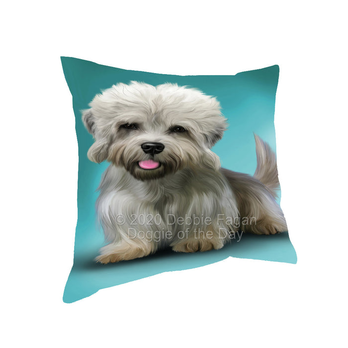 Dandie Dinmont Terrier Dog Pillow with Top Quality High-Resolution Images - Ultra Soft Pet Pillows for Sleeping - Reversible & Comfort - Ideal Gift for Dog Lover - Cushion for Sofa Couch Bed - 100% Polyester