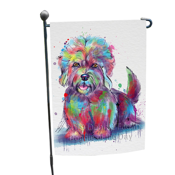 Watercolor Dandie Dinmont Terrier Dog Garden Flag GFLG66362