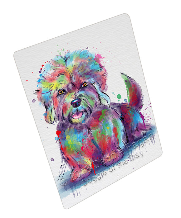 Watercolor Dandie Dinmont Terrier Dog Refrigerator / Dishwasher Magnet RMAG110256