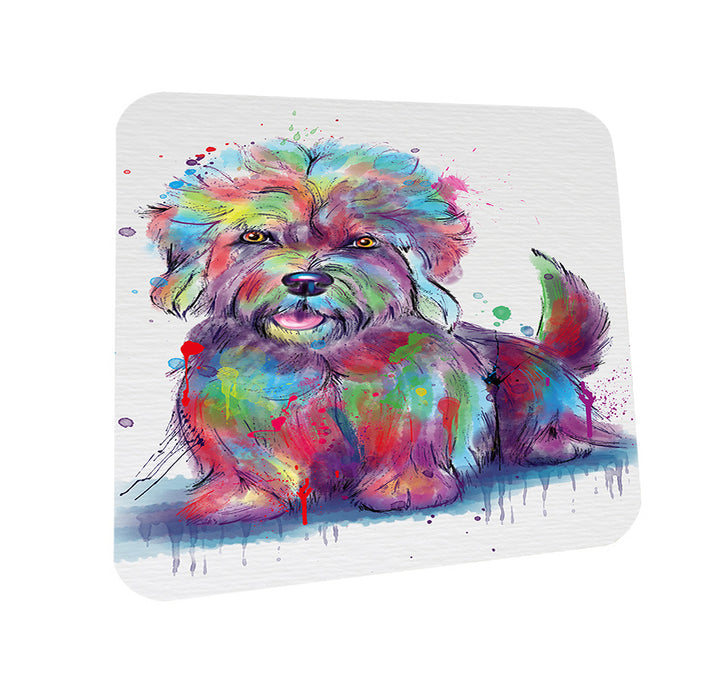 Watercolor Dandie Dinmont Terrier Dog Coasters Set of 4 CST57506