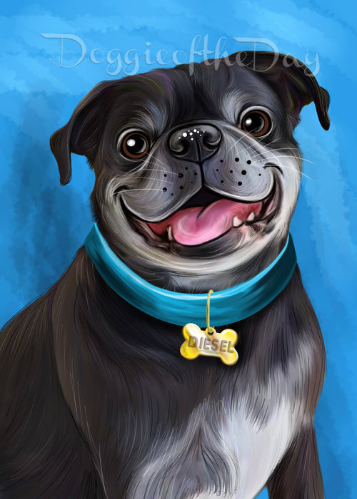 Digital Caricature PERSONALIZED Painting PET PORTRAIT! Custom Pet Photo Dog or Cat Art