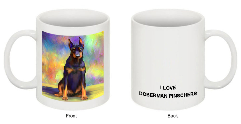 Pardise Wave Doberman Pinscher Dog Coffee Mug MUG48997