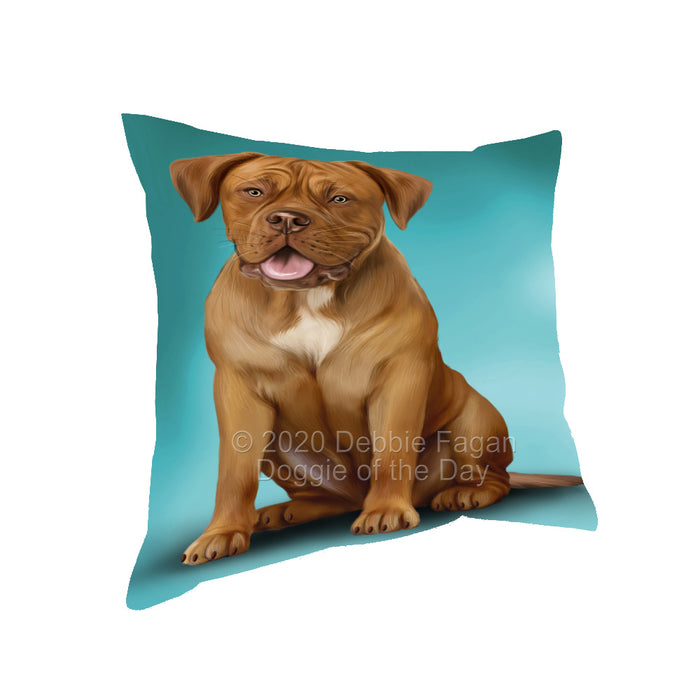 Dogue De Bordeaux Dog Pillow with Top Quality High-Resolution Images - Ultra Soft Pet Pillows for Sleeping - Reversible & Comfort - Ideal Gift for Dog Lover - Cushion for Sofa Couch Bed - 100% Polyester