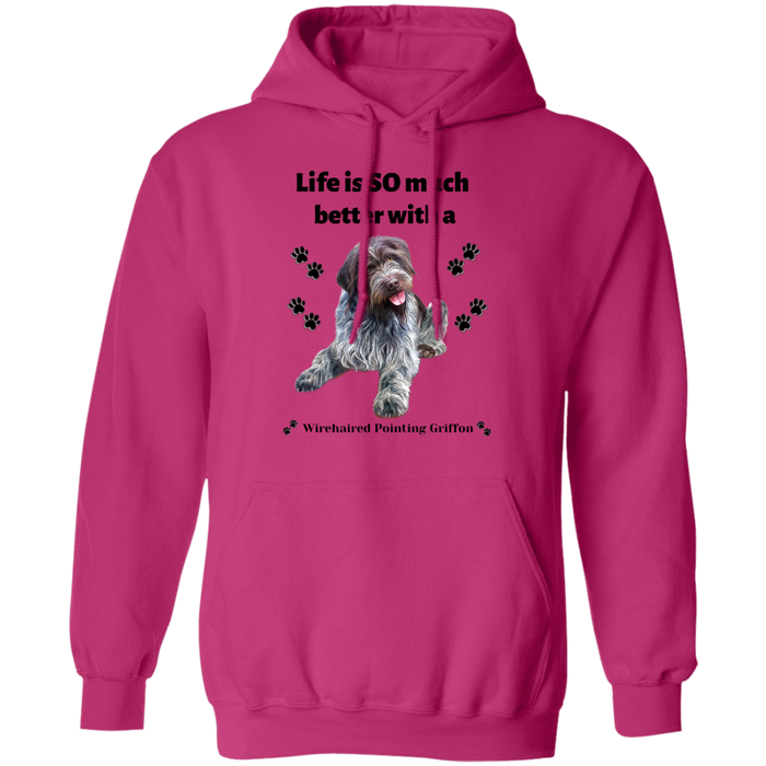 Life is SO much better with a Dog!! (9) Z66 Pullover Hoodie