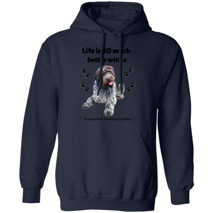 Life is SO much better with a Dog!! (9) Z66 Pullover Hoodie