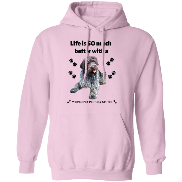 Life is SO much better with a Dog!! (9) Z66 Pullover Hoodie