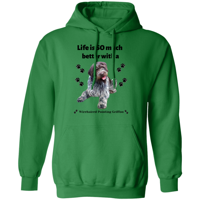 Life is SO much better with a Dog!! (9) Z66 Pullover Hoodie