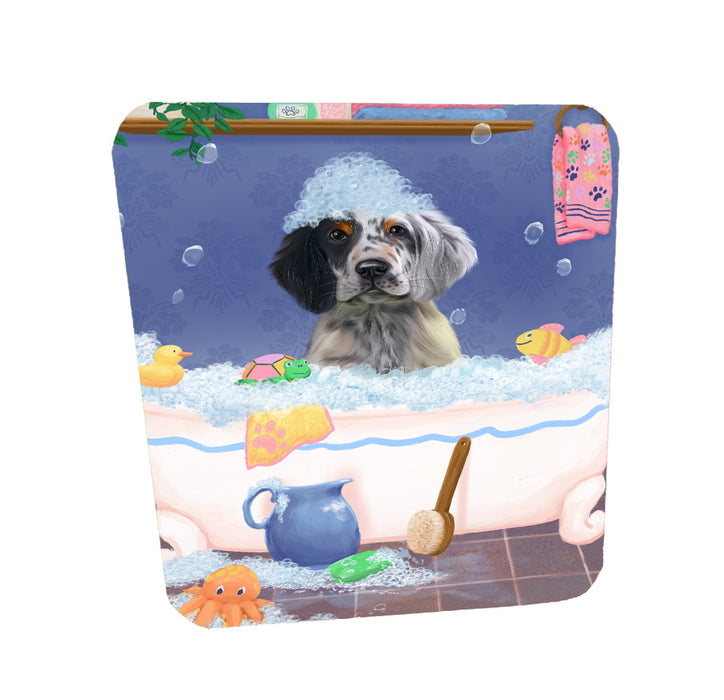 Rub a Dub Dogs in a Tub English Setter Dog Coasters Set of 4 CSTA58297