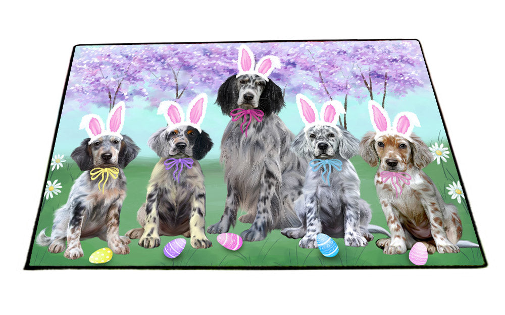 Easter Holiday English Setter Dogs Floormat FLMS56005