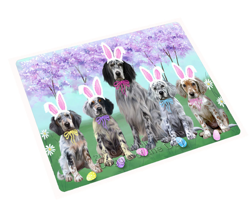 Easter Holiday English Setter Dogs Refrigerator/Dishwasher Magnet - Kitchen Decor Magnet - Pets Portrait Unique Magnet - Ultra-Sticky Premium Quality Magnet