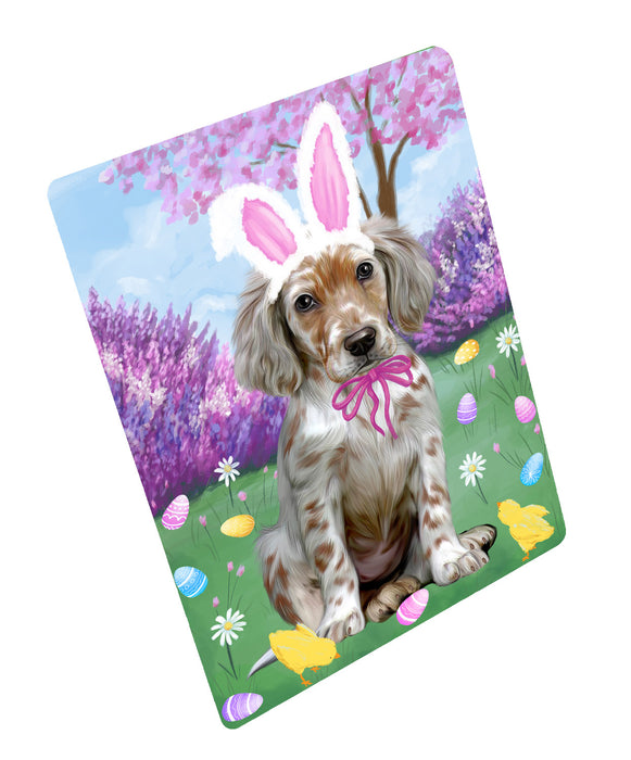 Easter holiday English Setter Dog Cutting Board - For Kitchen - Scratch & Stain Resistant - Designed To Stay In Place - Easy To Clean By Hand - Perfect for Chopping Meats, Vegetables, CA83636