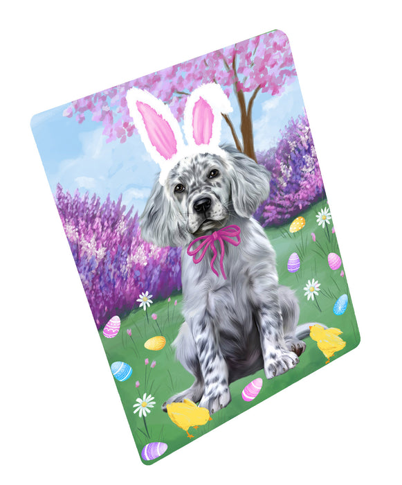 Easter holiday English Setter Dog Cutting Board - For Kitchen - Scratch & Stain Resistant - Designed To Stay In Place - Easy To Clean By Hand - Perfect for Chopping Meats, Vegetables, CA83630
