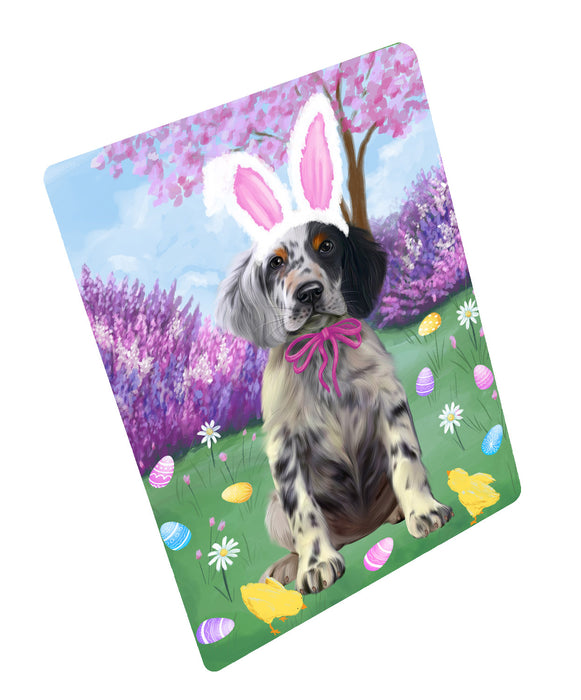Easter holiday English Setter Dog Cutting Board - For Kitchen - Scratch & Stain Resistant - Designed To Stay In Place - Easy To Clean By Hand - Perfect for Chopping Meats, Vegetables, CA83632