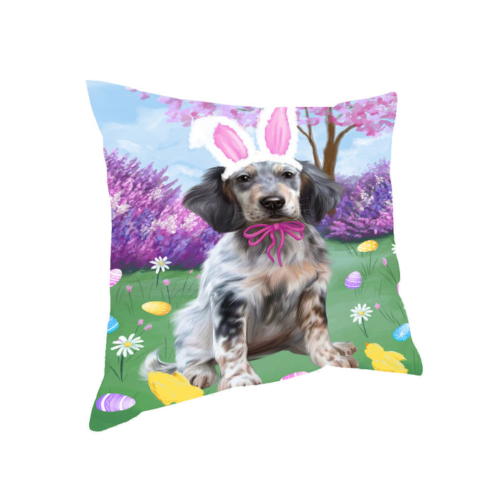 Easter holiday English Setter Dog Pillow with Top Quality High-Resolution Images - Ultra Soft Pet Pillows for Sleeping - Reversible & Comfort - Ideal Gift for Dog Lover - Cushion for Sofa Couch Bed - 100% Polyester, PILA93346