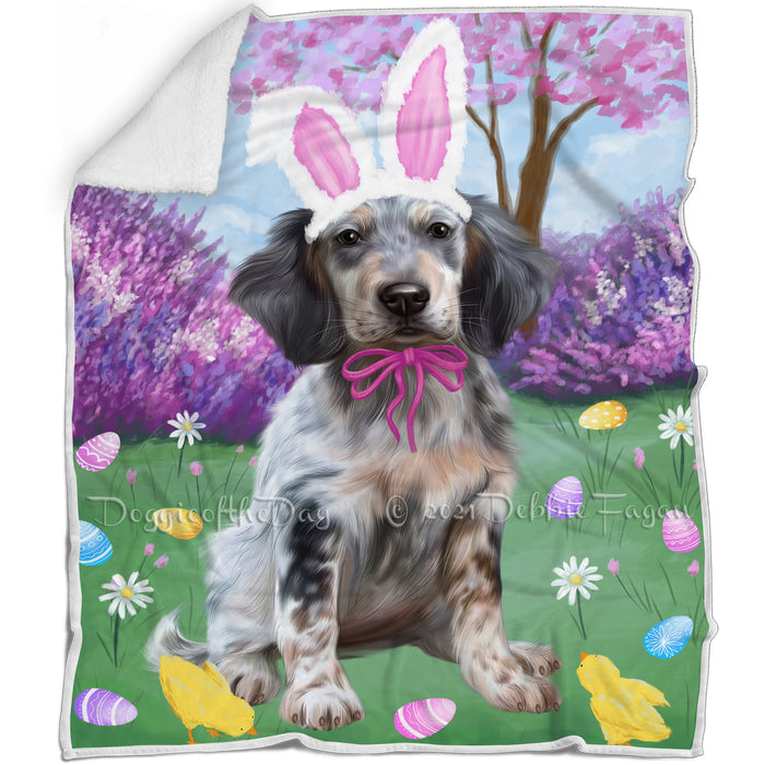 Easter Holiday English Setter Dog Blanket BLNKT143218