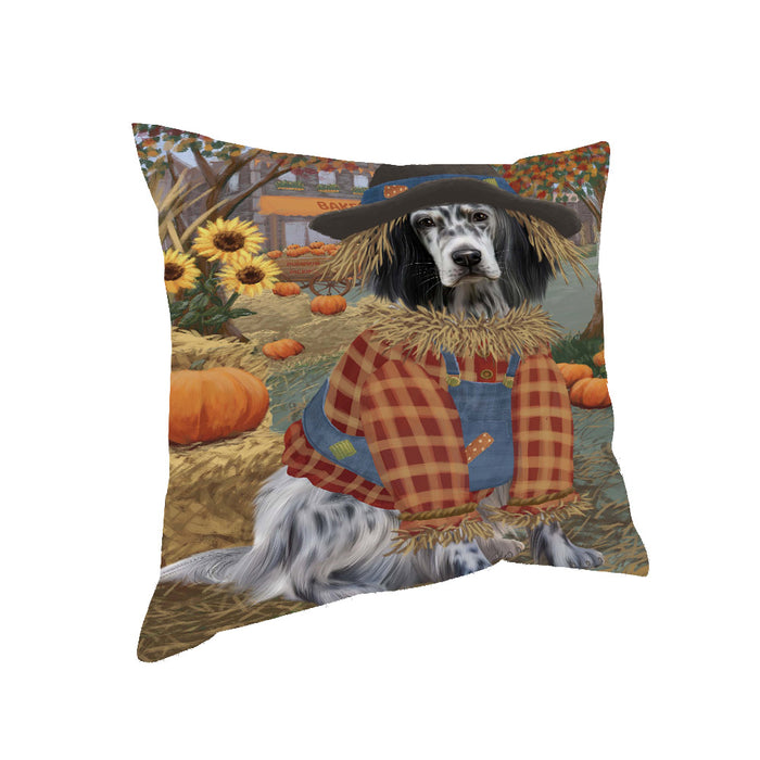 Halloween 'Round Town English Setter Dog Pillow with Top Quality High-Resolution Images - Ultra Soft Pet Pillows for Sleeping - Reversible & Comfort - Ideal Gift for Dog Lover - Cushion for Sofa Couch Bed - 100% Polyester