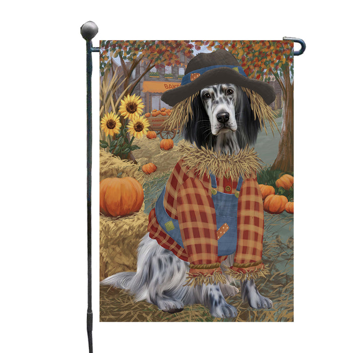 Halloween 'Round Town English Setter Dog Garden Flags Outdoor Decor for Homes and Gardens Double Sided Garden Yard Spring Decorative Vertical Home Flags Garden Porch Lawn Flag for Decorations GFLG67847