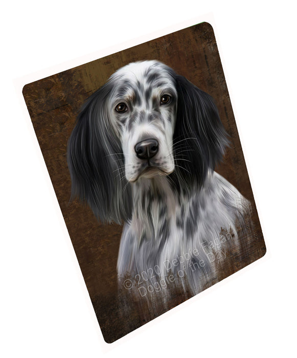 Rustic English Setter Dog Cutting Board - For Kitchen - Scratch & Stain Resistant - Designed To Stay In Place - Easy To Clean By Hand - Perfect for Chopping Meats, Vegetables, CA82688