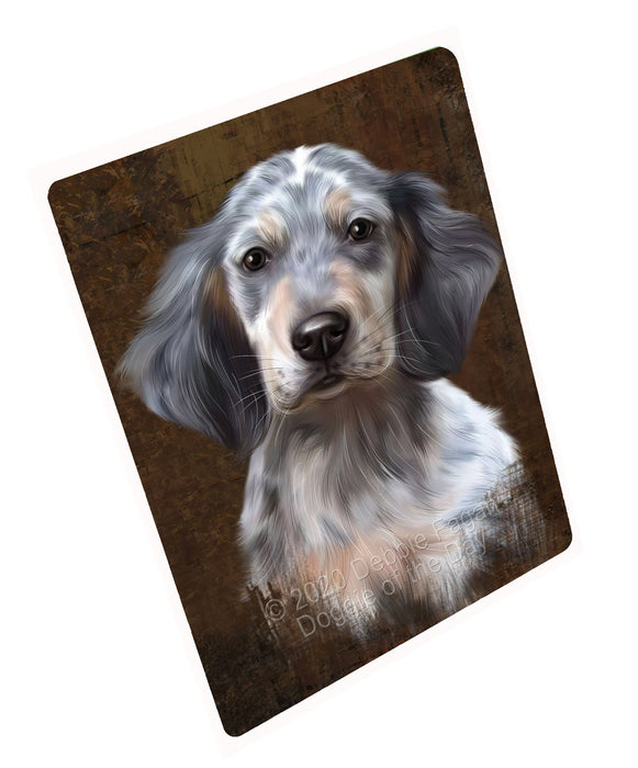 Rustic English Setter Dog Cutting Board - For Kitchen - Scratch & Stain Resistant - Designed To Stay In Place - Easy To Clean By Hand - Perfect for Chopping Meats, Vegetables, CA82694