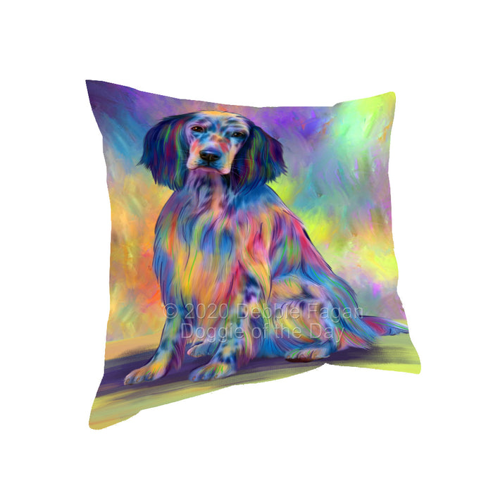 Paradise Wave English Setter Dog Pillow with Top Quality High-Resolution Images - Ultra Soft Pet Pillows for Sleeping - Reversible & Comfort - Ideal Gift for Dog Lover - Cushion for Sofa Couch Bed - 100% Polyester