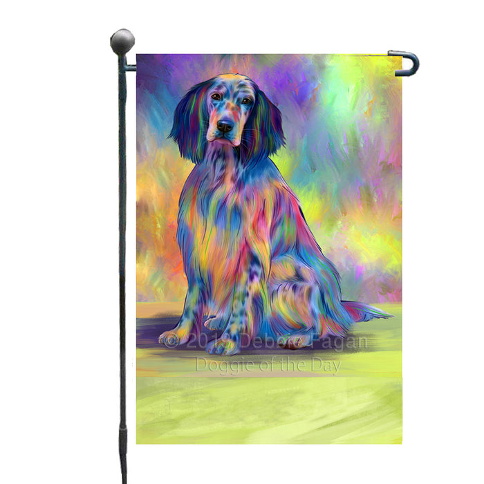 Personalized Paradise Wave English Setter Dog Custom Garden Flags GFLG-DOTD-A60033
