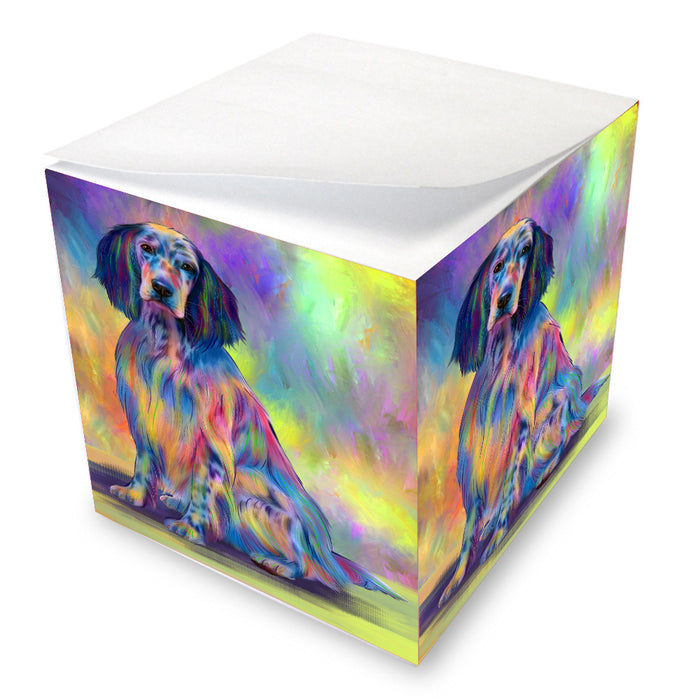 Paradise Wave English Setter Dog Note Cube NOC-DOTD-A57598