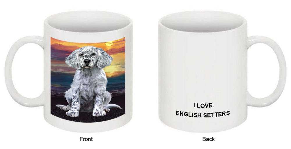 Sunset English Setter Dog Coffee Mug MUG52547
