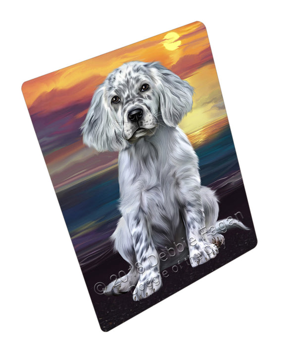 Sunset English Setter Dog Refrigerator / Dishwasher Magnet RMAG105306