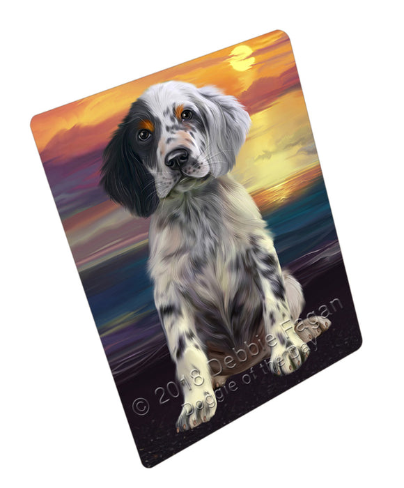 Sunset English Setter Dog Small Magnet MAG76276