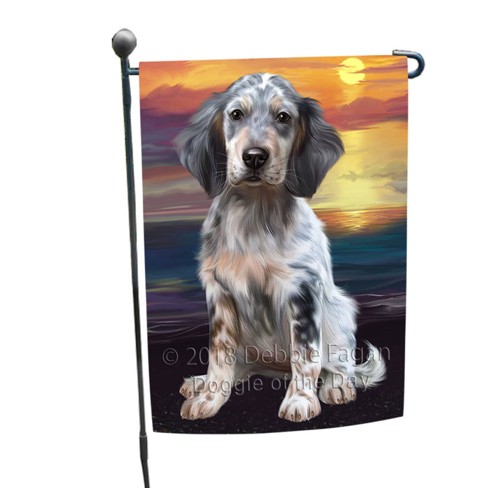 Sunset English Setter Dog Garden Flag GFLG65120
