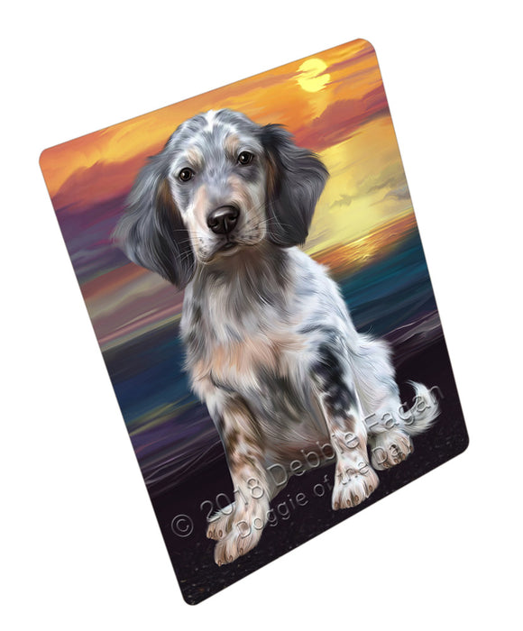 Sunset English Setter Dog Blanket BLNKT134661