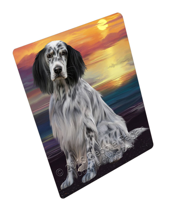 Sunset English Setter Dog Blanket BLNKT134670