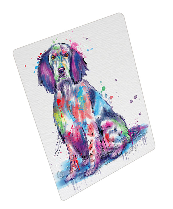 Watercolor English Setter Dog Blanket BLNKT135039