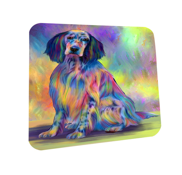 Paradise Wave English Setter Dog Coasters Set of 4 CST56665