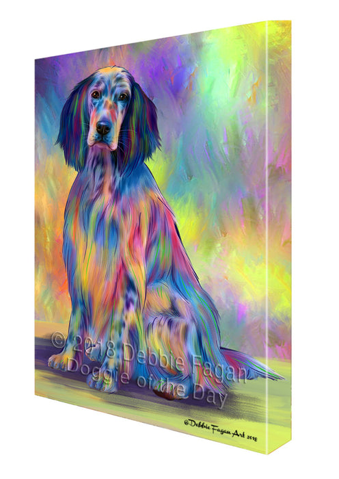 Paradise Wave English Setter Dog Canvas Print Wall Art Décor CVS132587