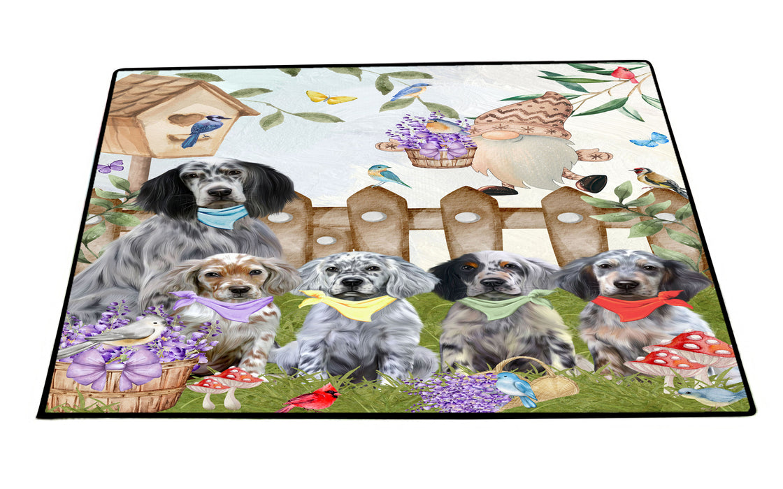 English Setter Floor Mat: Explore a Variety of Designs, Anti-Slip Doormat for Indoor and Outdoor Welcome Mats, Personalized, Custom, Pet and Dog Lovers Gift