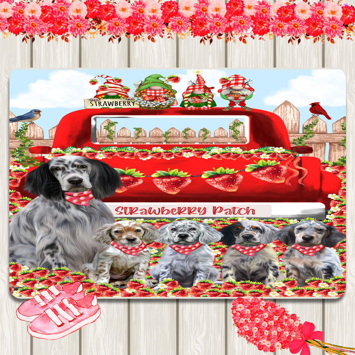 English Setter Area Rug and Runner: Explore a Variety of Designs, Custom, Personalized, Indoor Floor Carpet Rugs for Home and Living Room, Gift for Dog and Pet Lovers