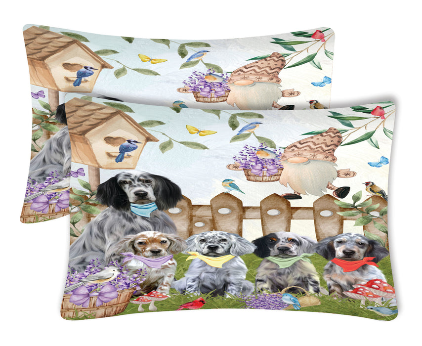 English Setter Pillow Case: Explore a Variety of Personalized Designs, Custom, Soft and Cozy Pillowcases Set of 2, Pet & Dog Gifts