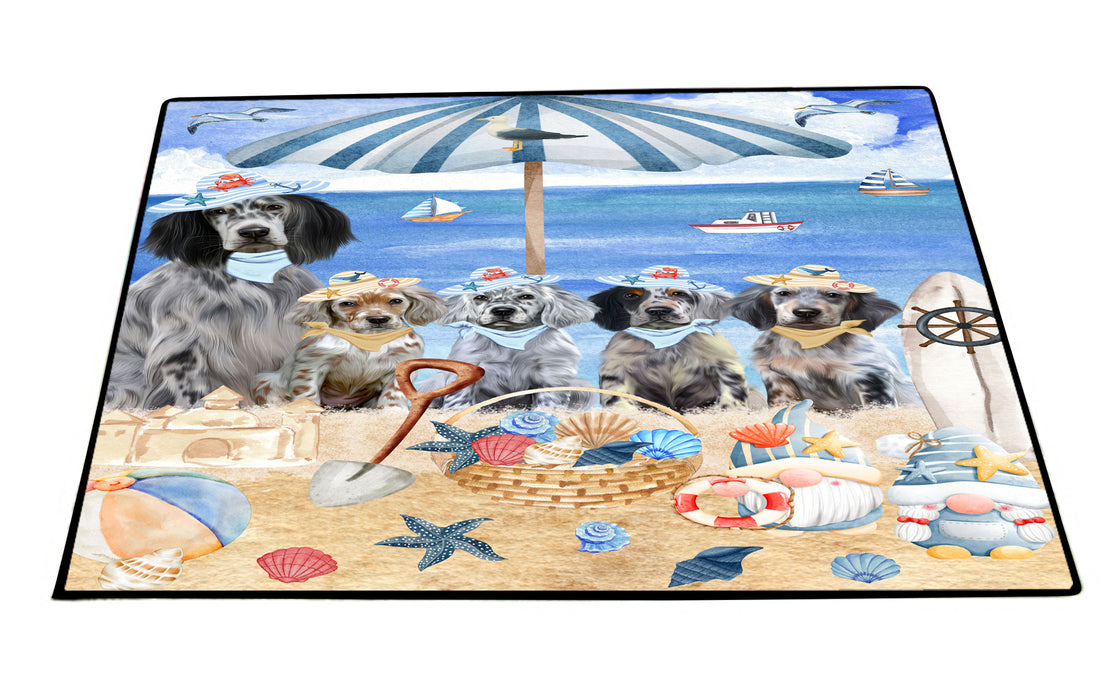 English Setter Floor Mat: Explore a Variety of Designs, Anti-Slip Doormat for Indoor and Outdoor Welcome Mats, Personalized, Custom, Pet and Dog Lovers Gift