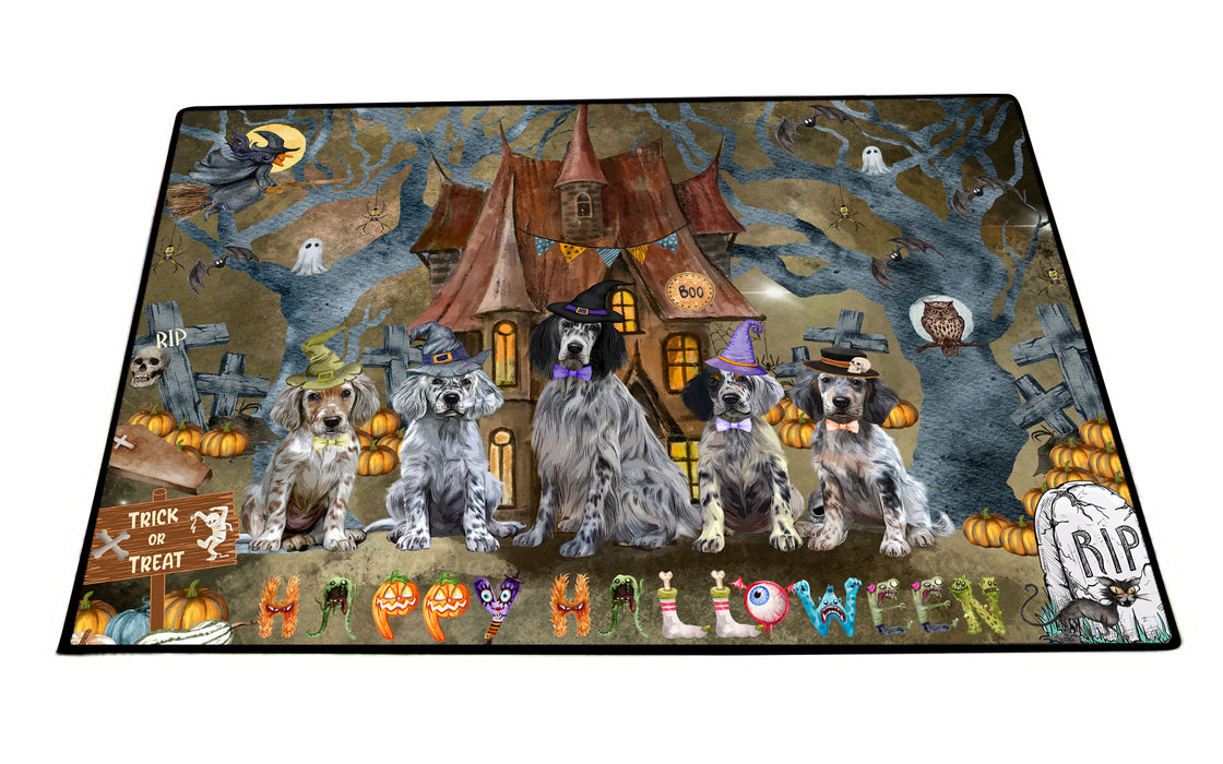 English Setter Floor Mat: Explore a Variety of Designs, Anti-Slip Doormat for Indoor and Outdoor Welcome Mats, Personalized, Custom, Pet and Dog Lovers Gift