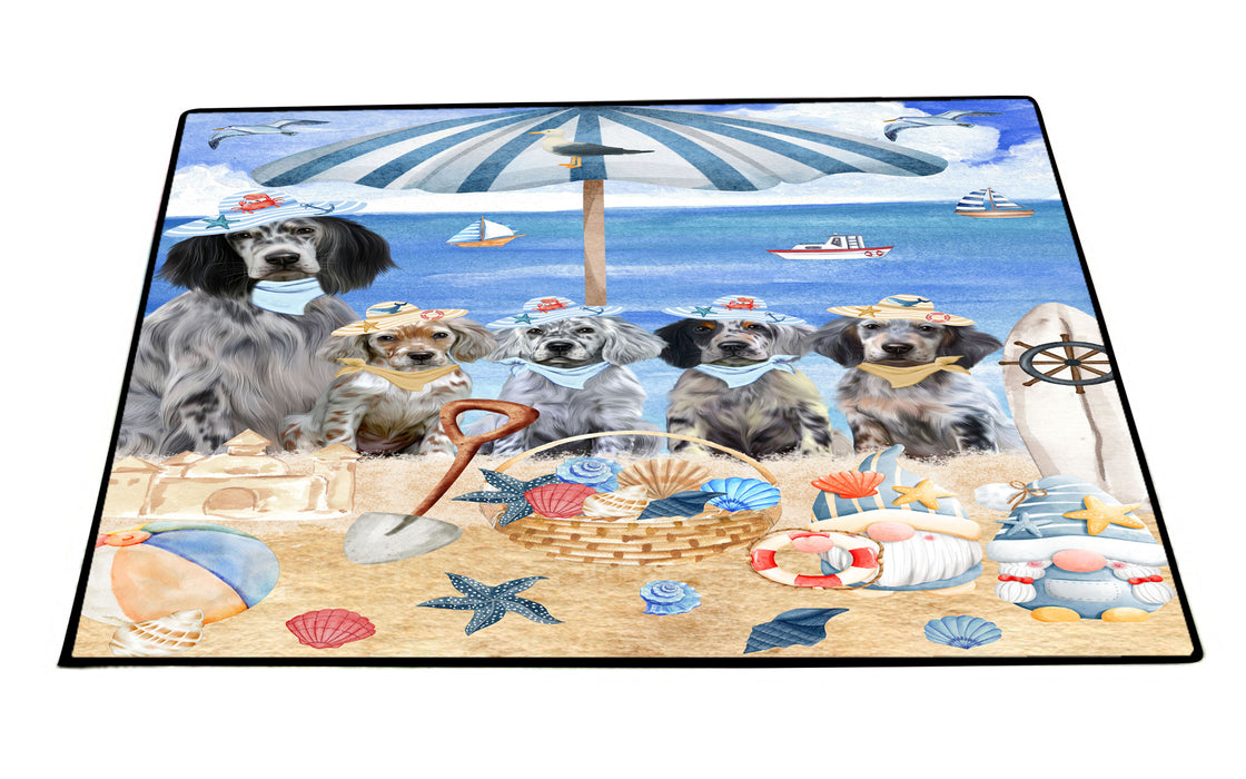 English Setter Floor Mat and Door Mats, Explore a Variety of Designs, Personalized, Anti-Slip Welcome Mat for Outdoor and Indoor, Custom Gift for Dog Lovers