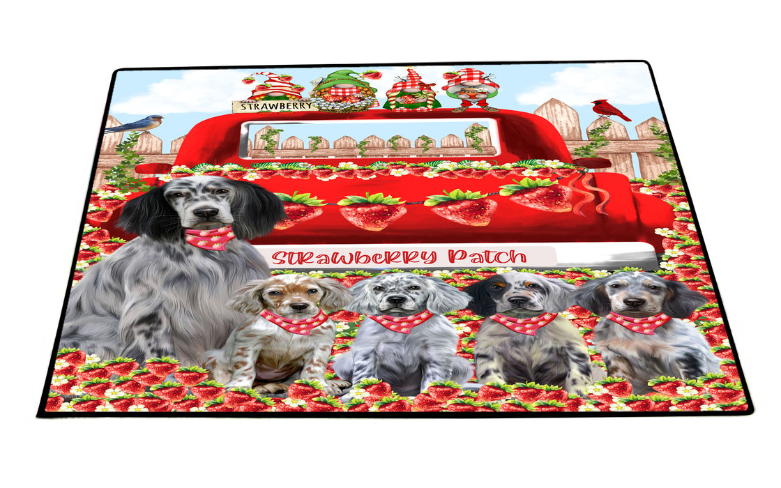 English Setter Floor Mat and Door Mats, Explore a Variety of Designs, Personalized, Anti-Slip Welcome Mat for Outdoor and Indoor, Custom Gift for Dog Lovers