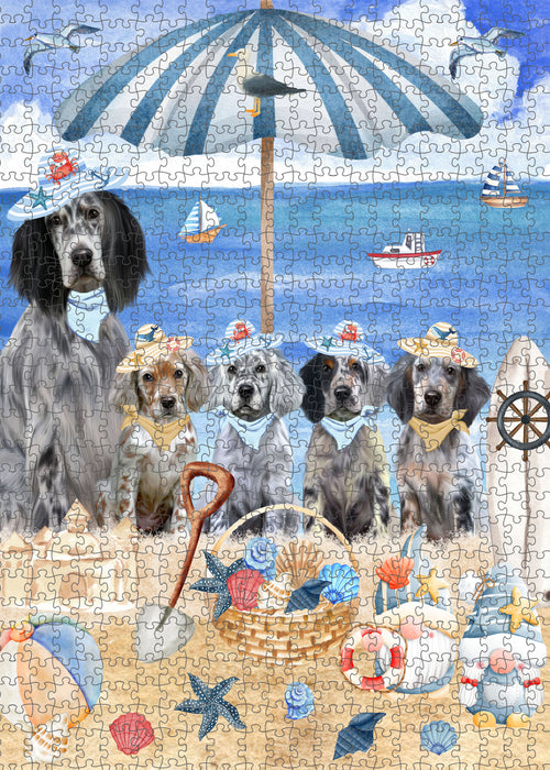 English Setter Jigsaw Puzzle for Adult, Interlocking Puzzles Games, Personalized, Explore a Variety of Designs, Custom, Dog Gift for Pet Lovers