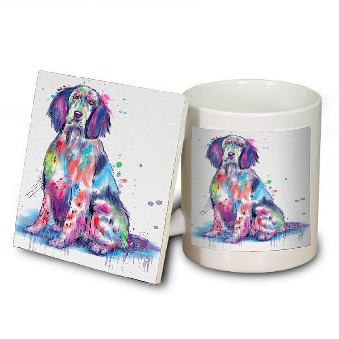 Watercolor English Setter Dog Coasters Set of 4 CSTA57655