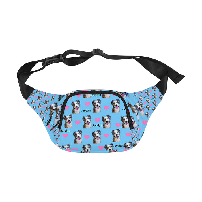 Custom Add Your Photo Here PET Dog Cat Photos on Fanny Pack