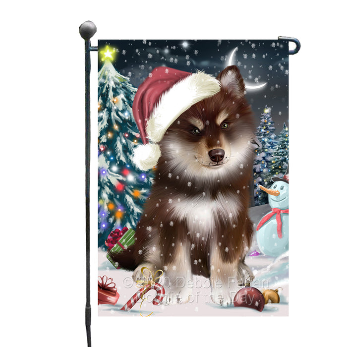Christmas Holly Jolly Finnish Lapphund Dog Garden Flags Outdoor Decor for Homes and Gardens Double Sided Garden Yard Spring Decorative Vertical Home Flags Garden Porch Lawn Flag for Decorations GFLG68185