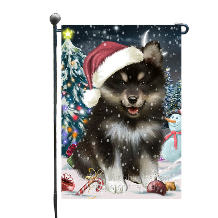 Christmas Holly Jolly Finnish Lapphund Dog Garden Flags Outdoor Decor for Homes and Gardens Double Sided Garden Yard Spring Decorative Vertical Home Flags Garden Porch Lawn Flag for Decorations GFLG68186