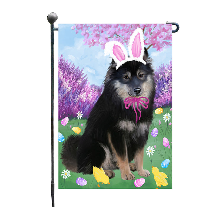 Easter holiday Finnish Lapphund Dog Garden Flags Outdoor Decor for Homes and Gardens Double Sided Garden Yard Spring Decorative Vertical Home Flags Garden Porch Lawn Flag for Decorations GFLG68334